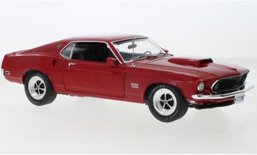 Modelauto Ford Mustang Boss 429 metallic rood 1969 1/18 ACME