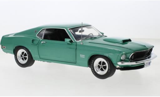 Modelauto Ford Mustang Boss 429 metallic groen 1969 1/18 ACME