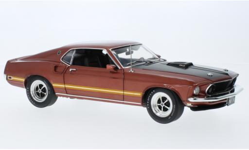 Modelauto Ford Mustang Mach 1 428 Cobra Jet rood 1969 1/18 ACME