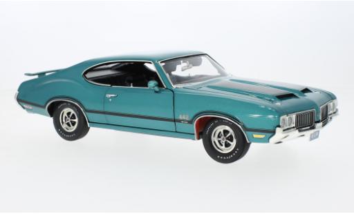 Modelauto Oldsmobile 442 W-30 metallic turquoise 1970 1/18 ACME