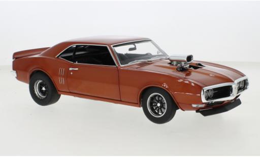 Modelauto Pontiac Firebird 1968 metallic oranje Drag Outlaws 1/18 ACME