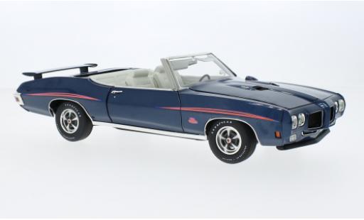 Modelauto Pontiac GTO The Judge Cabriolet blauw fonc&Atilde;&copy; 1970 1/18 ACME