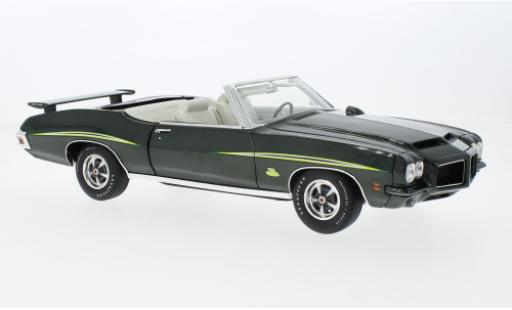 Modelauto Pontiac GTO The Judge Cabriolet groen fonc&Atilde;&copy; 1971 1/18 ACME