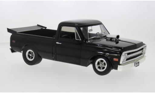 Modelauto Chevrolet C-10 Pickup Nicht Train zwart 1970 1/18 ACME