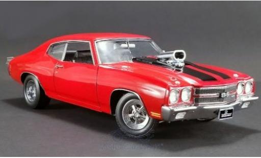 Modelauto Chevrolet Chevelle tuning SS Drag Outlaws rood/zwart 1970 1/18 ACME