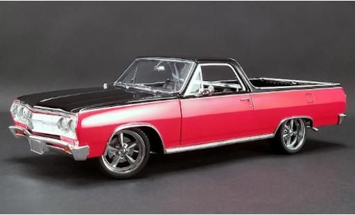 Modelauto Chevrolet El Camino pickup Custom rood/zwart 1965 Not Your Mothers 1/18 ACME