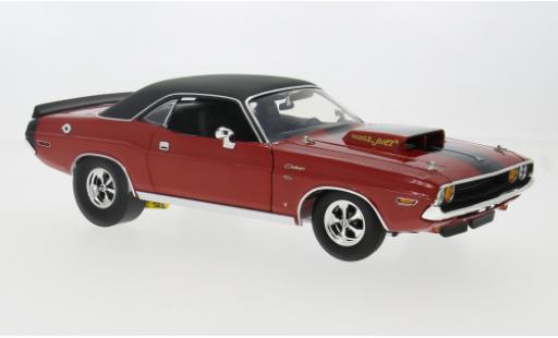 Modelauto Dodge Challenger R/T rood/zwart 1970 1/18 ACME