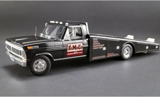 Modelauto Ford F-350 Ramp Truck zwart/Dekor FoMoCo 1970 1/18 ACME