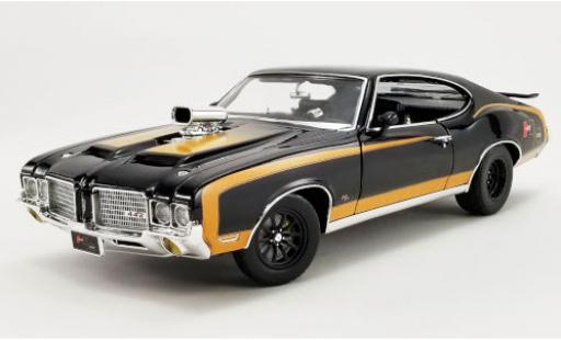 Modelauto Oldsmobile 442 Drag Outlaw Hurst zwart/gold 1972 1/18 ACME
