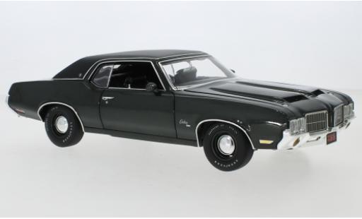 Modelauto Oldsmobile Cutlass SX groen/mat-zwart 1971 Rocket 455 1/18 ACME