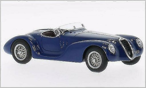 Alfa Romeo 6C 2500 1/43 Minichamps SS Corsa Spider blauw RHD 1939 modelauto
