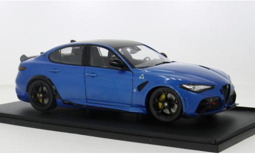 Modelauto Alfa Romeo Giulia sprint gta blauw 1/18 Solido