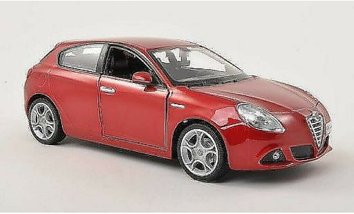 Alfa Romeo Giulietta berlina 1/24 Burago (940) rood modelauto