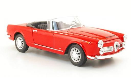 Modelauto Alfa Romeo 2600 spider 2600 rood 1/24 Welly