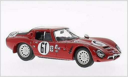Alfa Romeo Giulia TZ2 1/43 Best No.61 Sebring 1966 modelauto