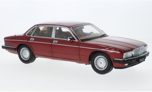 Modelauto Jaguar XJ6 XJ40 6 (40) metallic rood 1/18 Almost Real