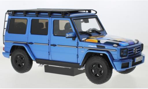 Modelauto Mercedes C AMG Classe G (W463) Gventure300k metallic blauw 2015 1/18 Almost Real