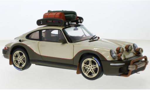 Modelauto Porsche 911 RUF Rodeo prototype metallic beige 2020 1/18 Almost Real