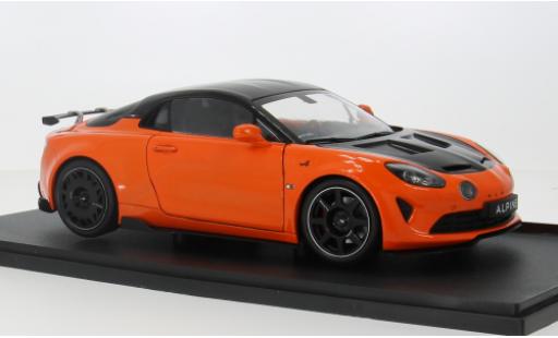 Modelauto Alpine A110 radicale oranje/zwart 1/18 Solido