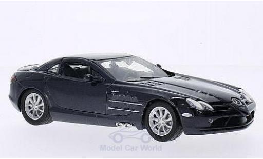 Modelauto Mercedes SLR Base McLaren metallic grijs 1/24 Motormax