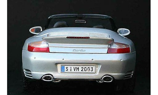 Porsche 911 Turbo 1/18 Maisto cabriolet grijs modelauto
