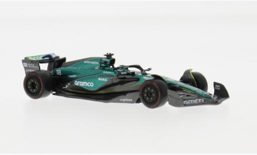 Modelauto Aston Martin AMR24 f1 4 GP Bahrain 2024 #18 L.Stroll 1/64 Mini GT