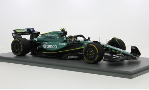 Modelauto Aston Martin AMR24 f1 4 GP Mexiko 2024 Aramco Team #14 F.Alonso 1/18 Spark