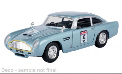 Modelauto Aston Martin DB5 saloon DB 5 blauw 1/24 Motormax