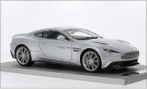 Aston Martin Vanquish coupe 1/18 Tecnomodel grijs modelauto