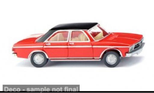Modelauto Audi 100 berline rood/zwart 1968 1/87 Wiking