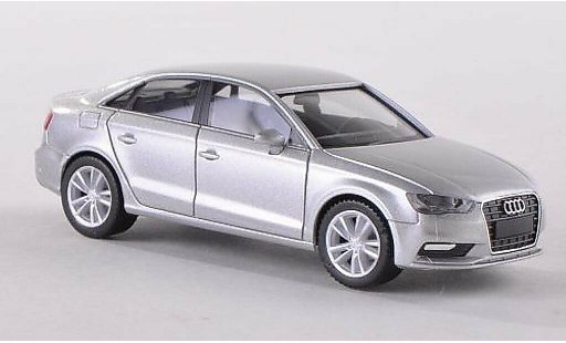 Audi A3 berline 1/87 Herpa Sedan eisgrijs modelauto