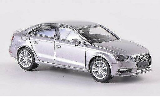 Audi A3 berline 1/87 Herpa Sedan grijsgrijs 2013 modelauto