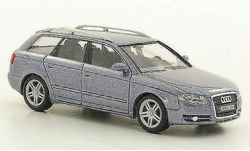 Audi A4 avant 1/87 Busch grijs-blauw Facelift 2005 modelauto