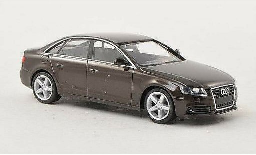 Audi A4 berline 1/87 Herpa bruin modelauto