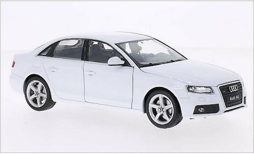 Audi A4 berline 1/24 Welly wit 2009 modelauto