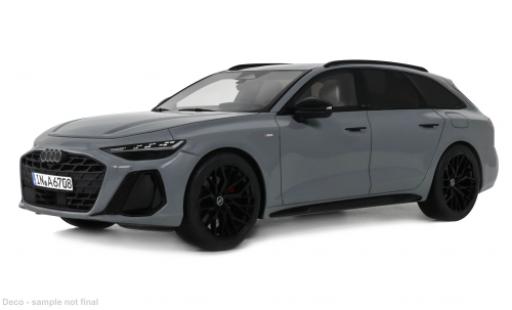 Modelauto Audi A6 avant e-hybrid quattro grijs 2025 1/18 Ottomobile