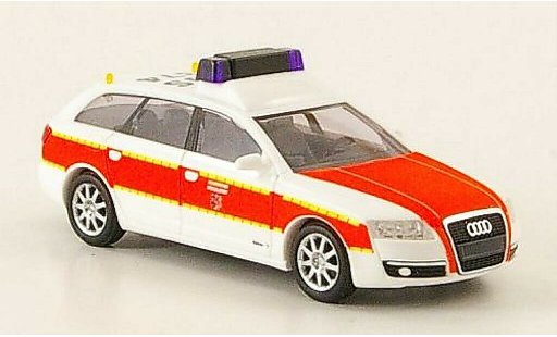 Audi A6 secours 1/87 Busch Avant Brandweer Dusseldorf modelauto