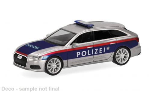 Modelauto Audi A6 police Avant Politie (A) 1/87 Herpa