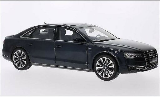 Audi A8 l 4.0 tfsi 1/18 Kyosho W12 metallic blauw 2014 modelauto