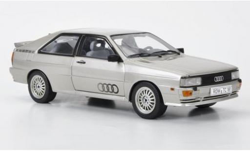 Modelauto Audi Quattro coupe grijs 1/18 Sun Star