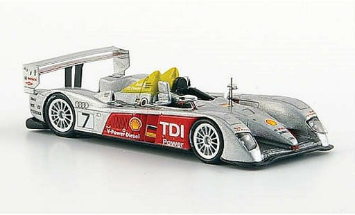 Audi R10 course 1/87 Spark TDI No.7 Le Mans 2006 modelauto