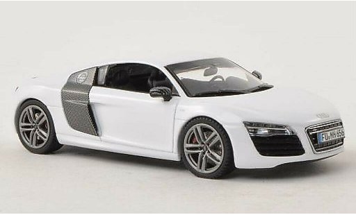 Audi R8 coupe 1/43 Schuco Facelift wit modelauto