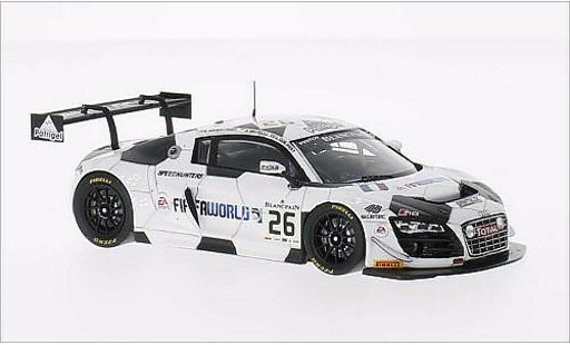 Audi R8 lms 1/43 Spark Ultra No.26 Sainteloc Racing 24h Spa 2014 /G.Guilgroen modelauto