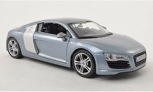 Audi R8 coupe 1/24 Maisto grijs modelauto