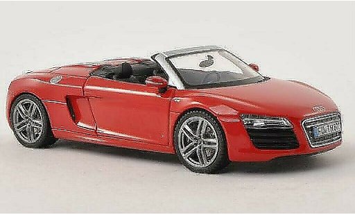 Audi R8 spyder 1/43 Schuco Facelift rood modelauto