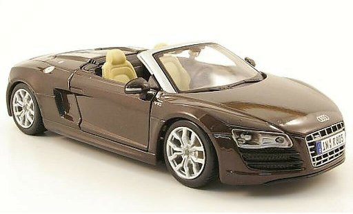 Audi R8 spyder 1/24 Maisto bruin modelauto
