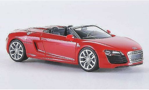 Audi R8 spyder 1/87 Herpa rood 2012 modelauto