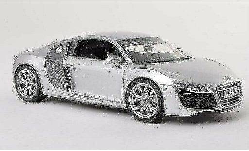 Audi R8 v10 1/43 Schuco 5.2 Quattro grijs/carbon modelauto