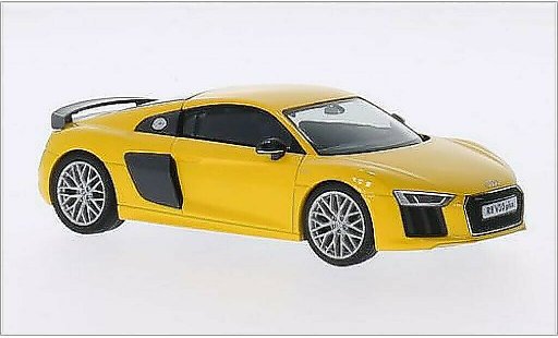 Audi R8 v10 plus 1/43 Herpa geel modelauto