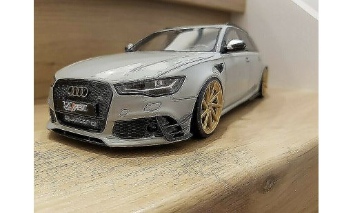 Audi RS6 r abt 1/18 GT Spirit C6 Avant V10 TFSI grijs modelauto